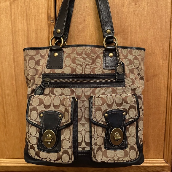 Coach 11144 Legacy 65th Anniversary Signature Black Leather Gigi EUC Y2K $598 - Picture 1 of 8
